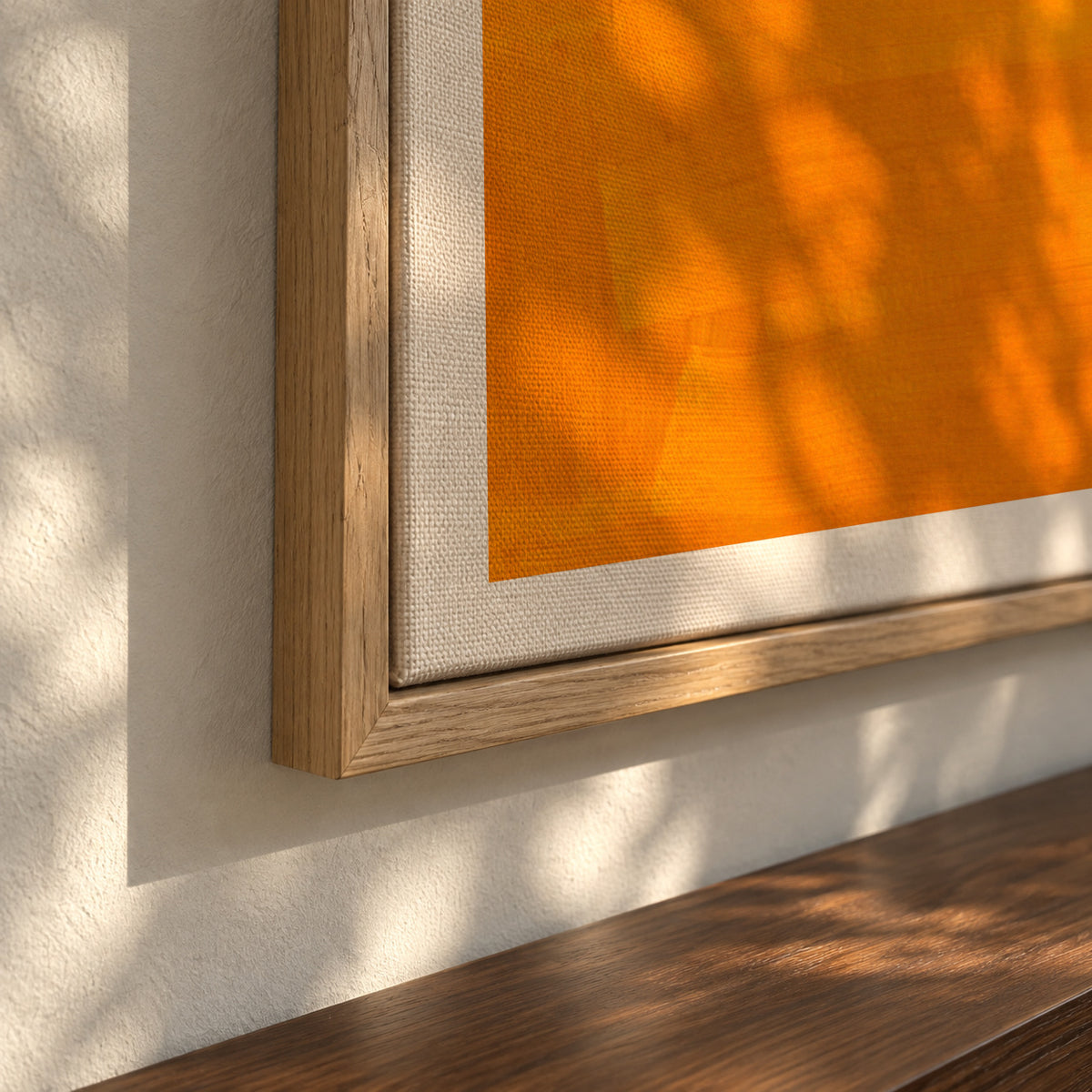 Colourfield 11 - Framed canvas detail