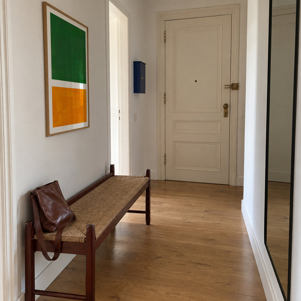Colourfield 11 - Framed poster in an interior