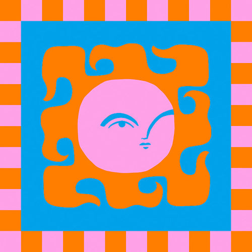 Ilustração solar divertida