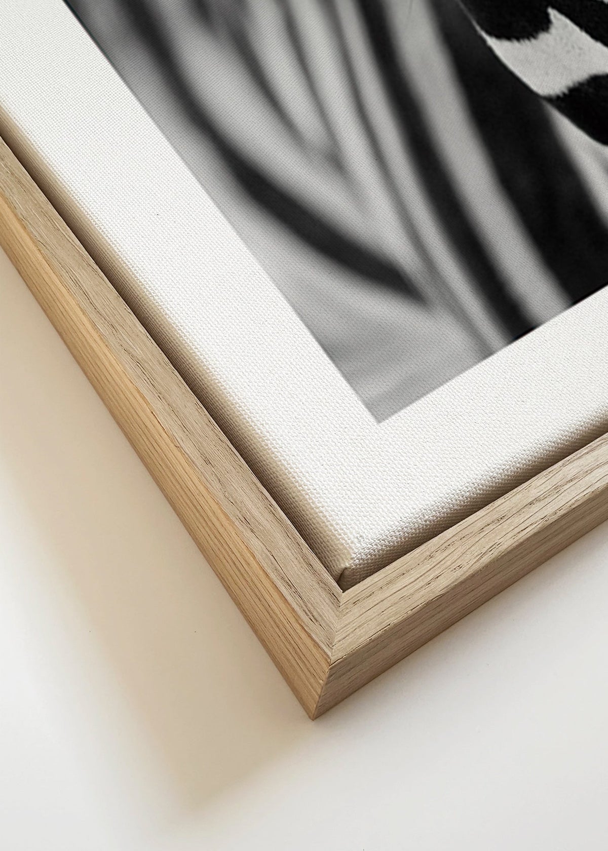 Zebra em close-up – Canvas detail