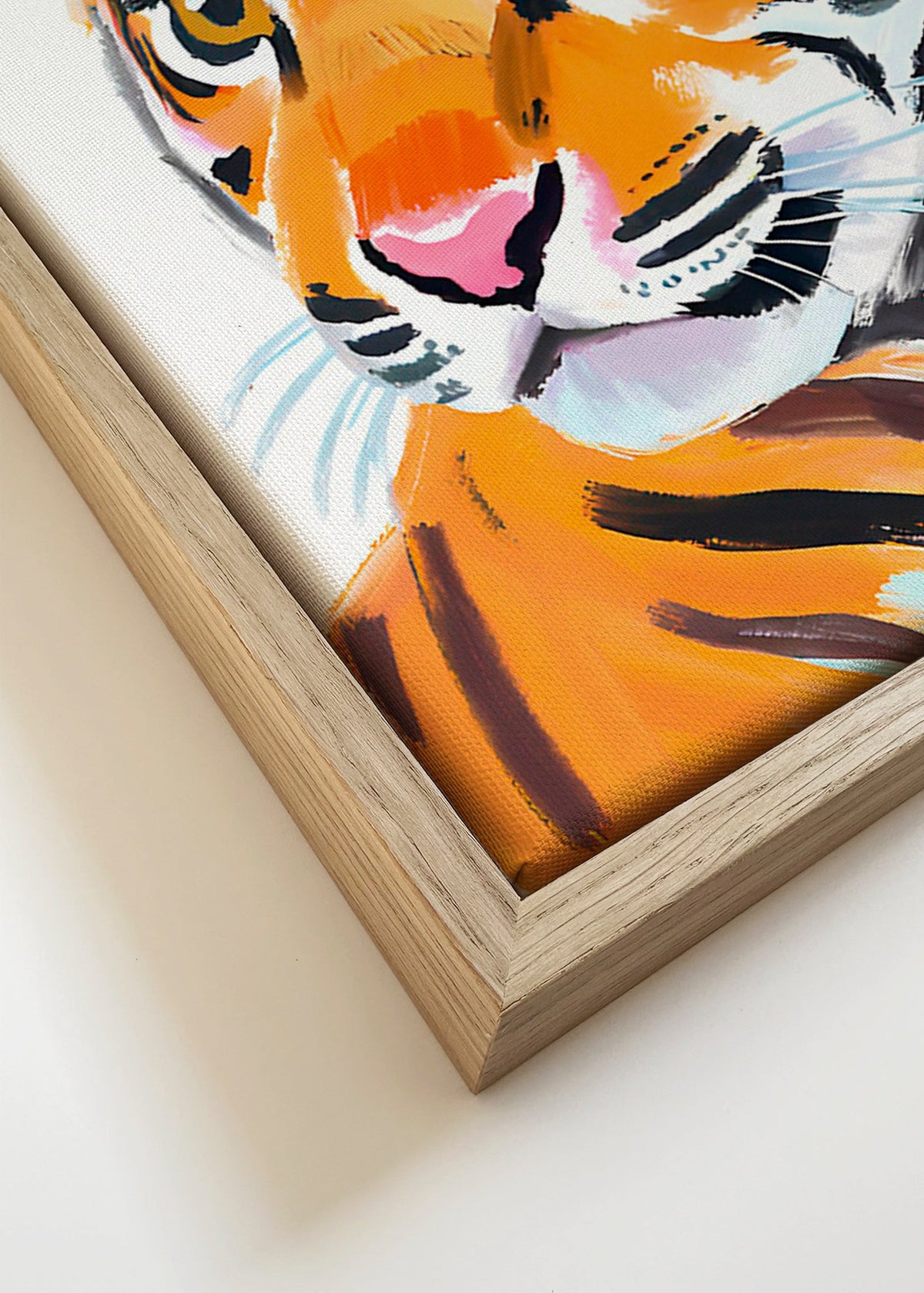 Quadro tigre ilustração retrato – Canvas detail