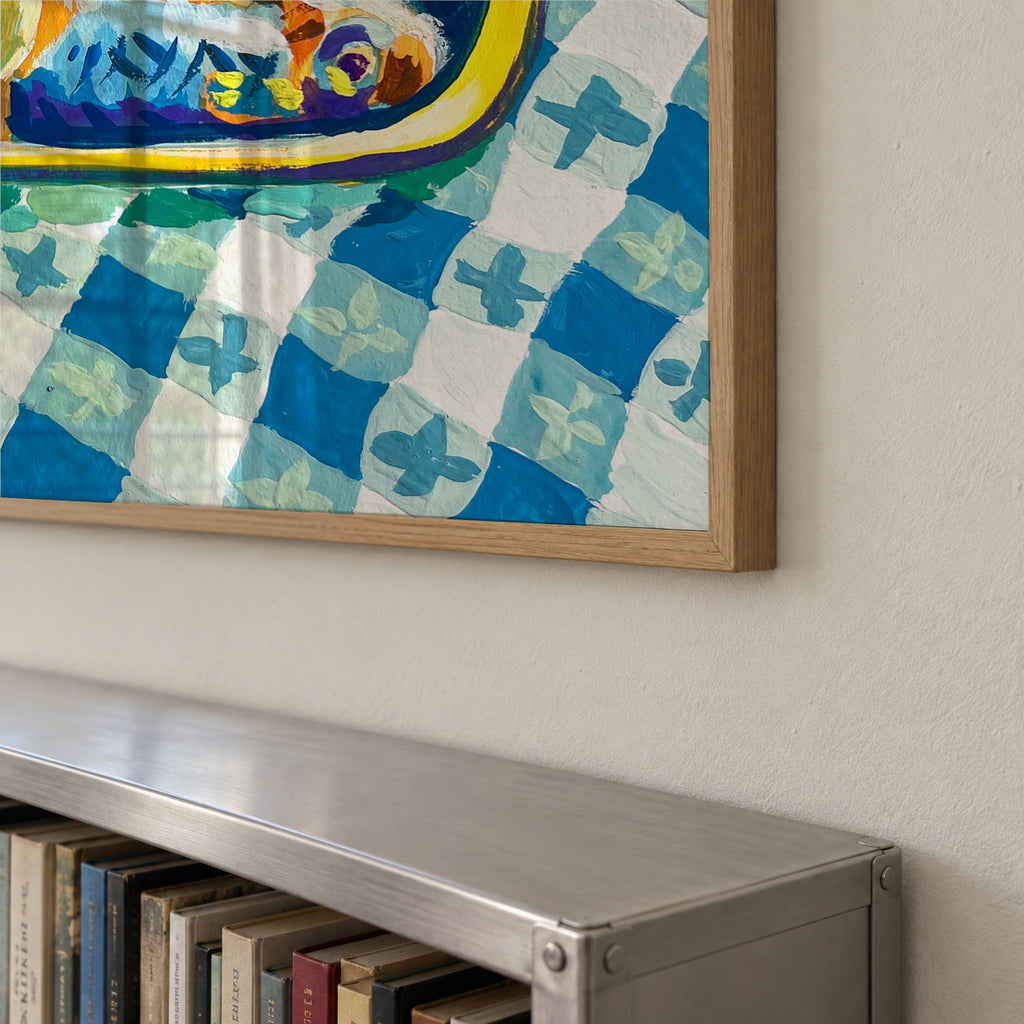 Tin of Sardines - Framed poster detail