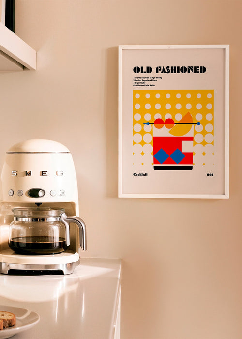 Arte para cozinha Old Fashioned estilo Bauhaus – Product1