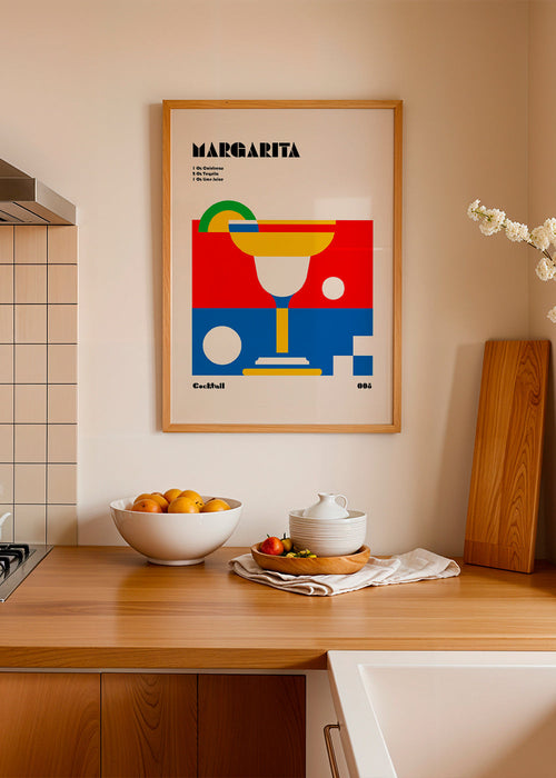 Arte para cozinha Margarita Bauhaus cocktail – Product1