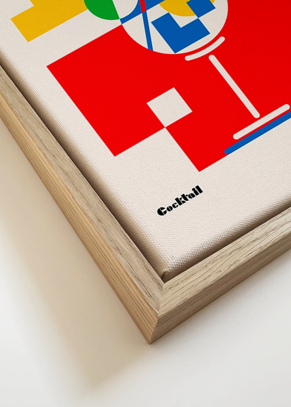Arte para cozinha Gin Tonic Bauhaus – Canvas detail