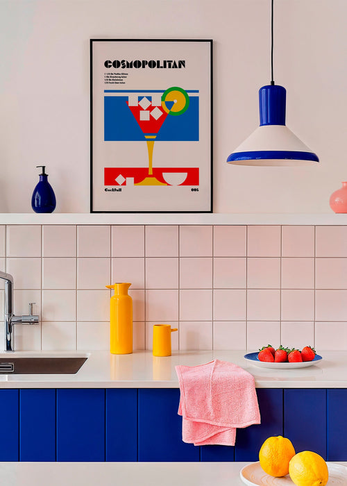 Arte para cozinha Cosmopolitan geométrico – Product1