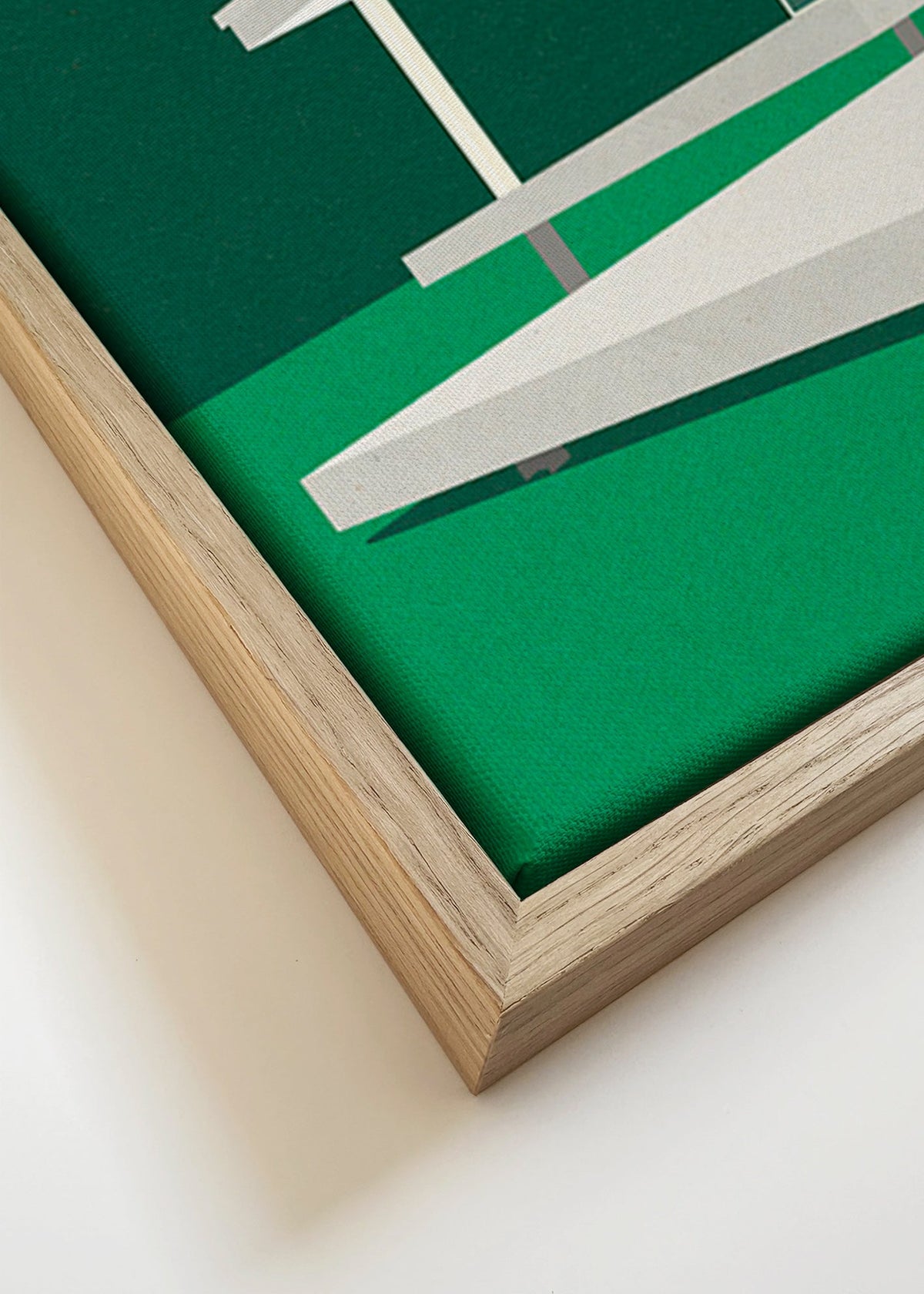 Ilustração arquitetônica de casa moderna minimalista – Canvas detail