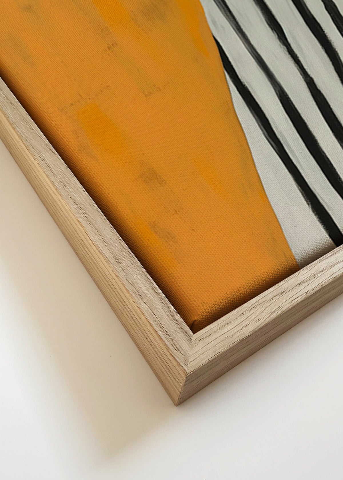 Arte abstrata com figura de perfil – Canvas detail