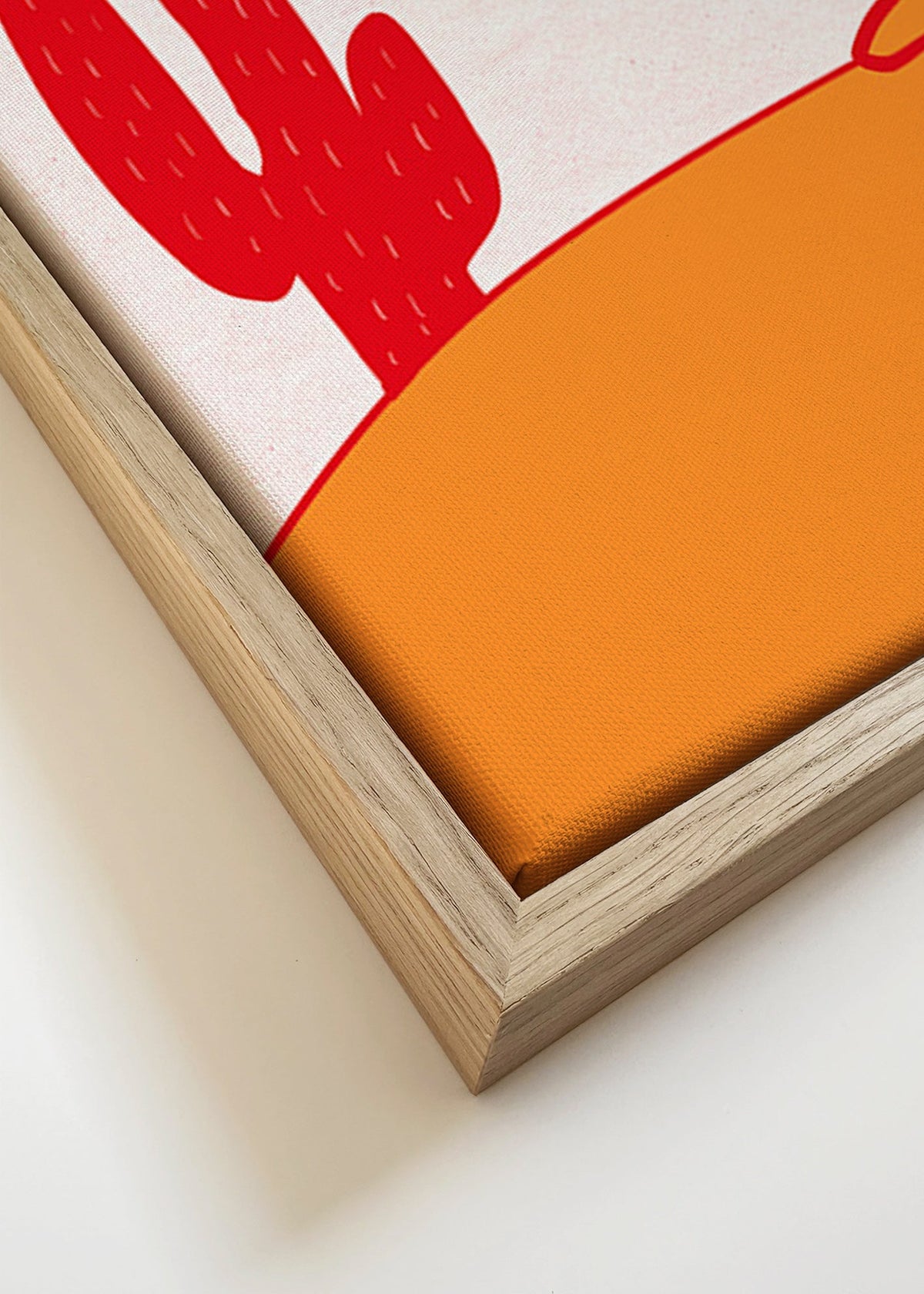 Quadro cowgirl descansando sobre cavalo vermelho – Canvas detail