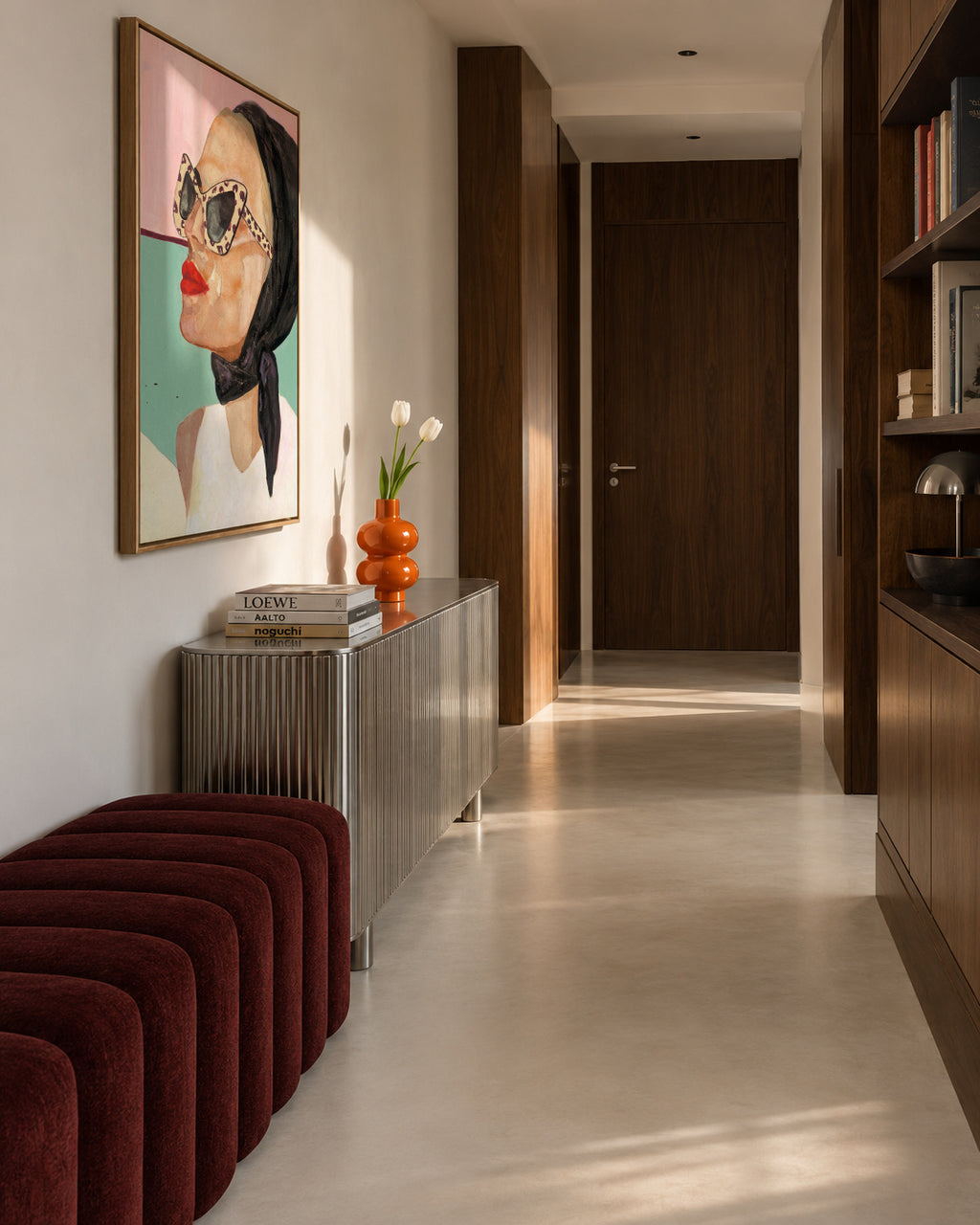 Capri - Framed canvas in an interior