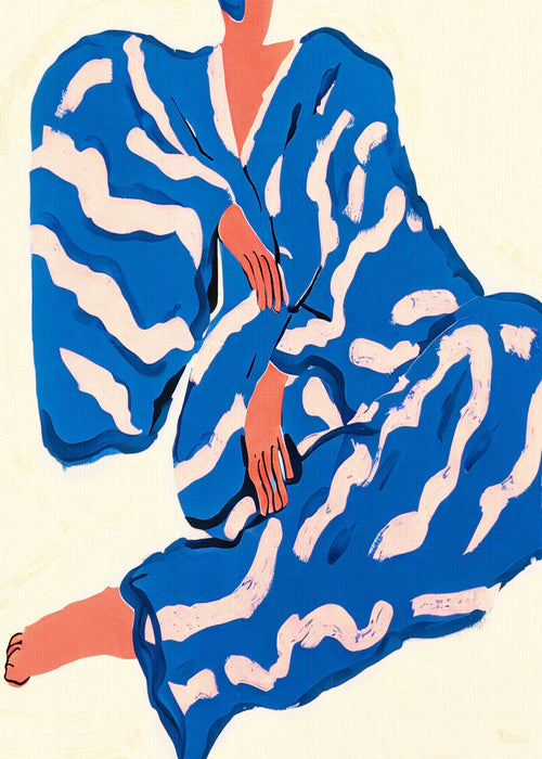 Portrait Indigoreverie - Unframed art print