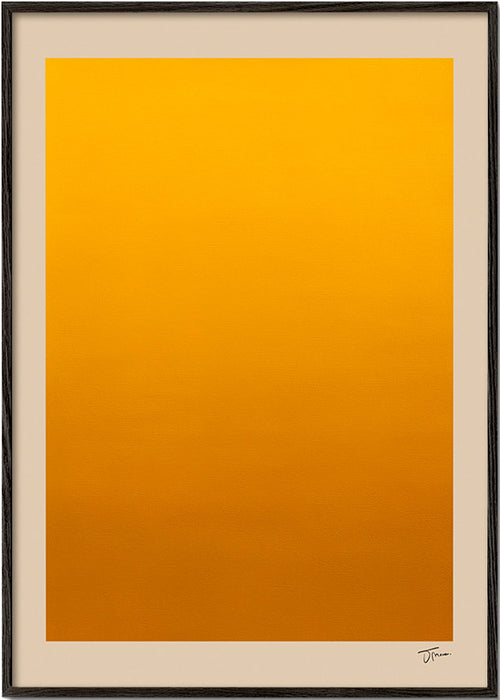 Quadro minimalista degradê dourado – Black Frame