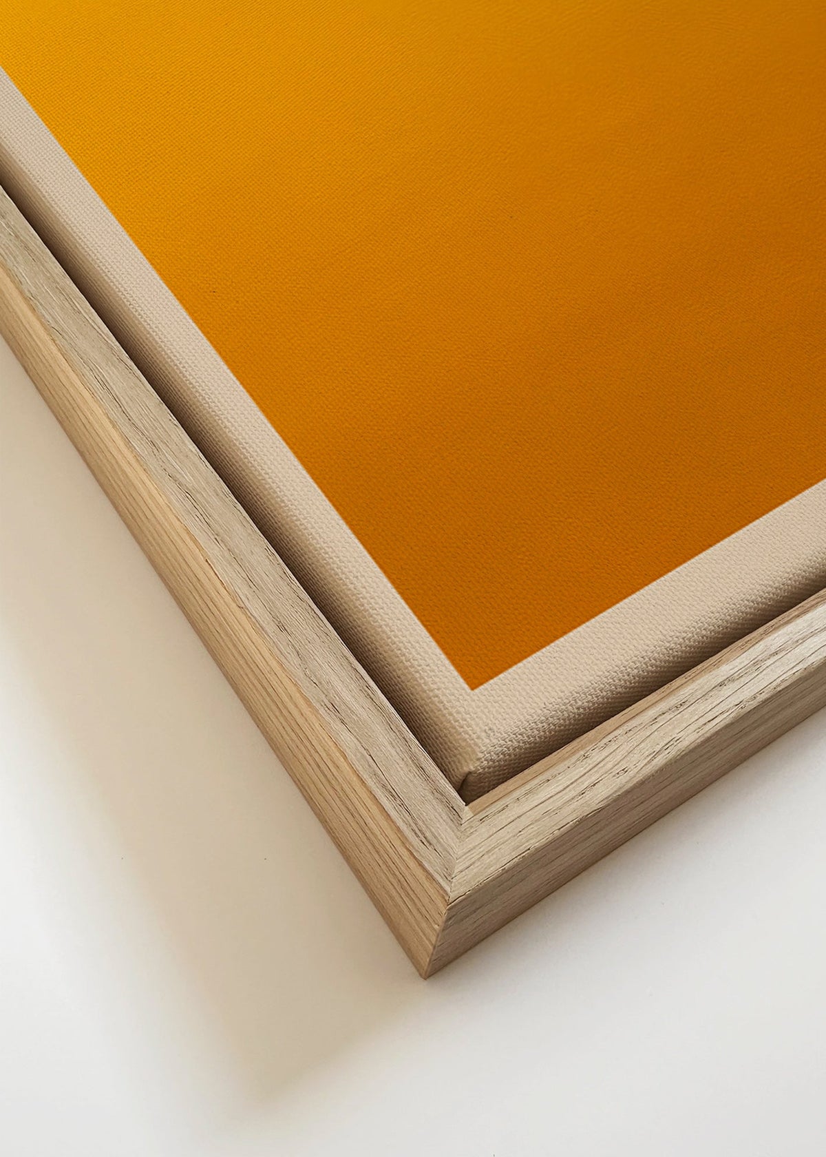 Quadro minimalista degradê dourado – Canvas detail