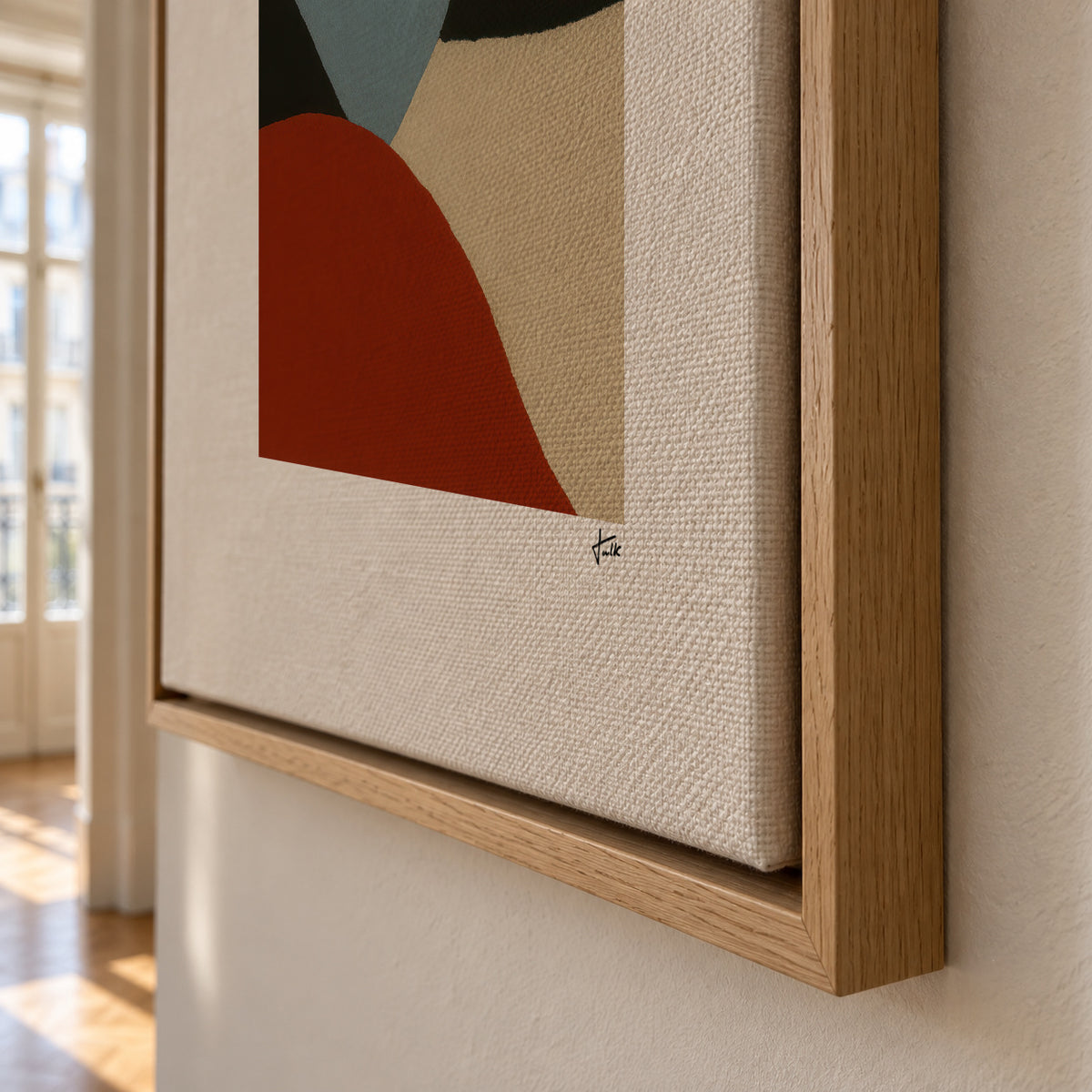 Interlude II - Framed canvas detail
