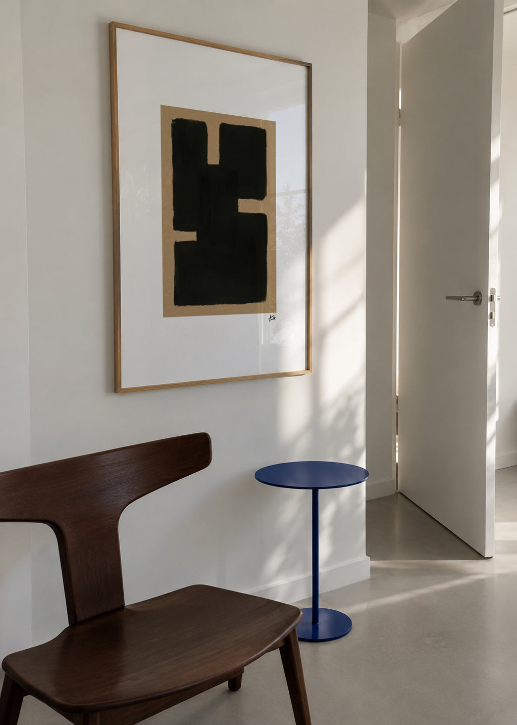 Black Matter - Framed poster in an interior