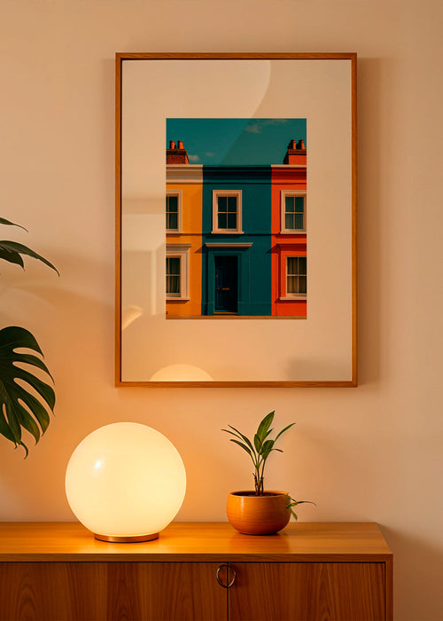 Arte de cidade: fachada três cores – Product1