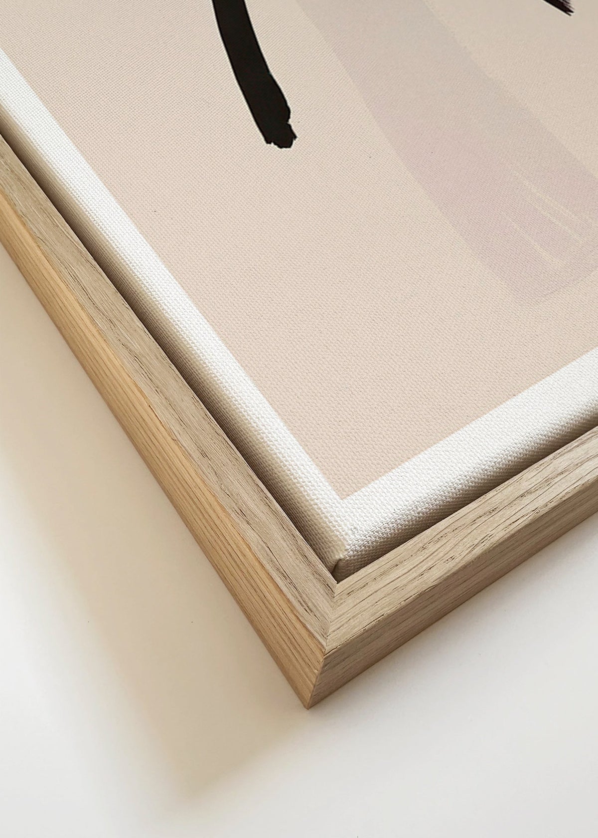 Figura minimalista com chapéu – Canvas detail