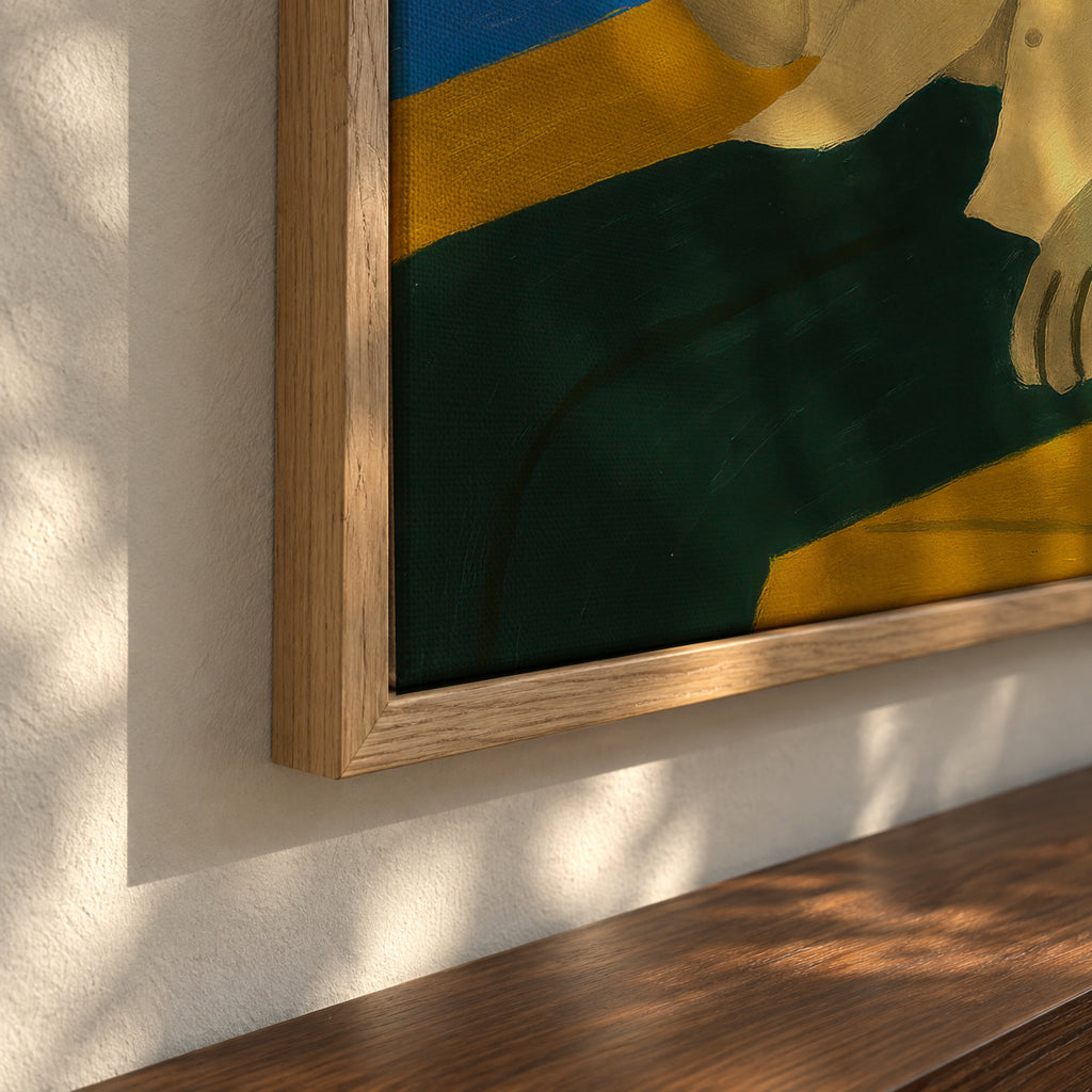 Wine Connoisseur - Framed canvas detail