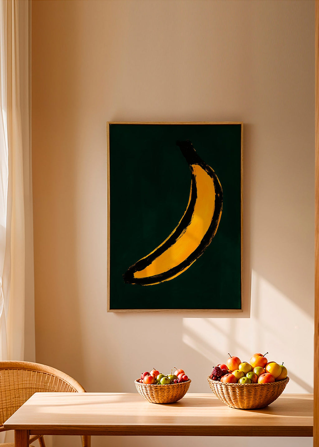 Arte para cozinha banana pop – Canvas1