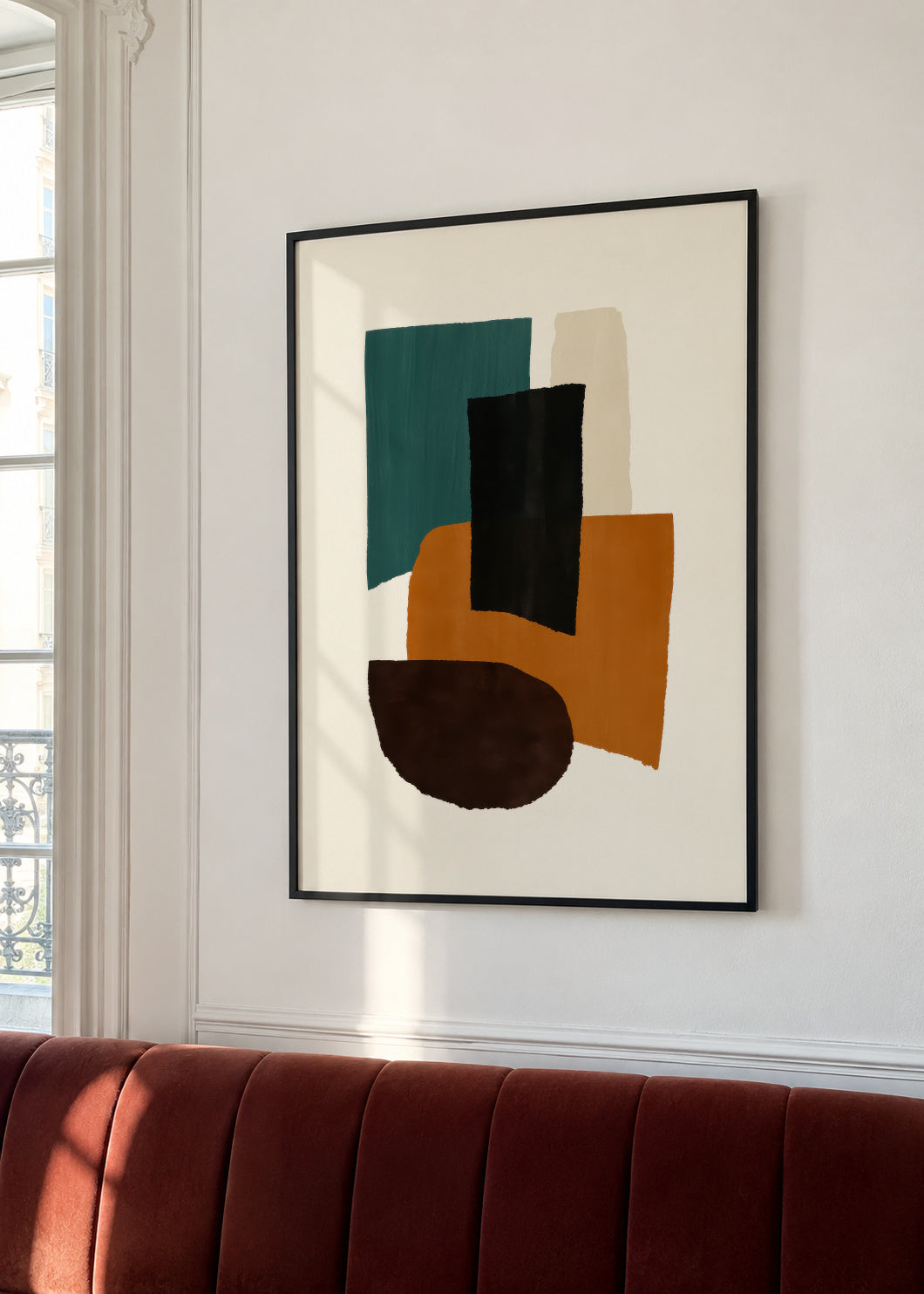Dark Harmony - Framed poster in an interior