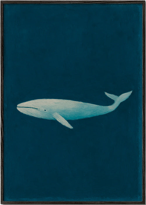 Quadro baleia mar profundo – Black Frame