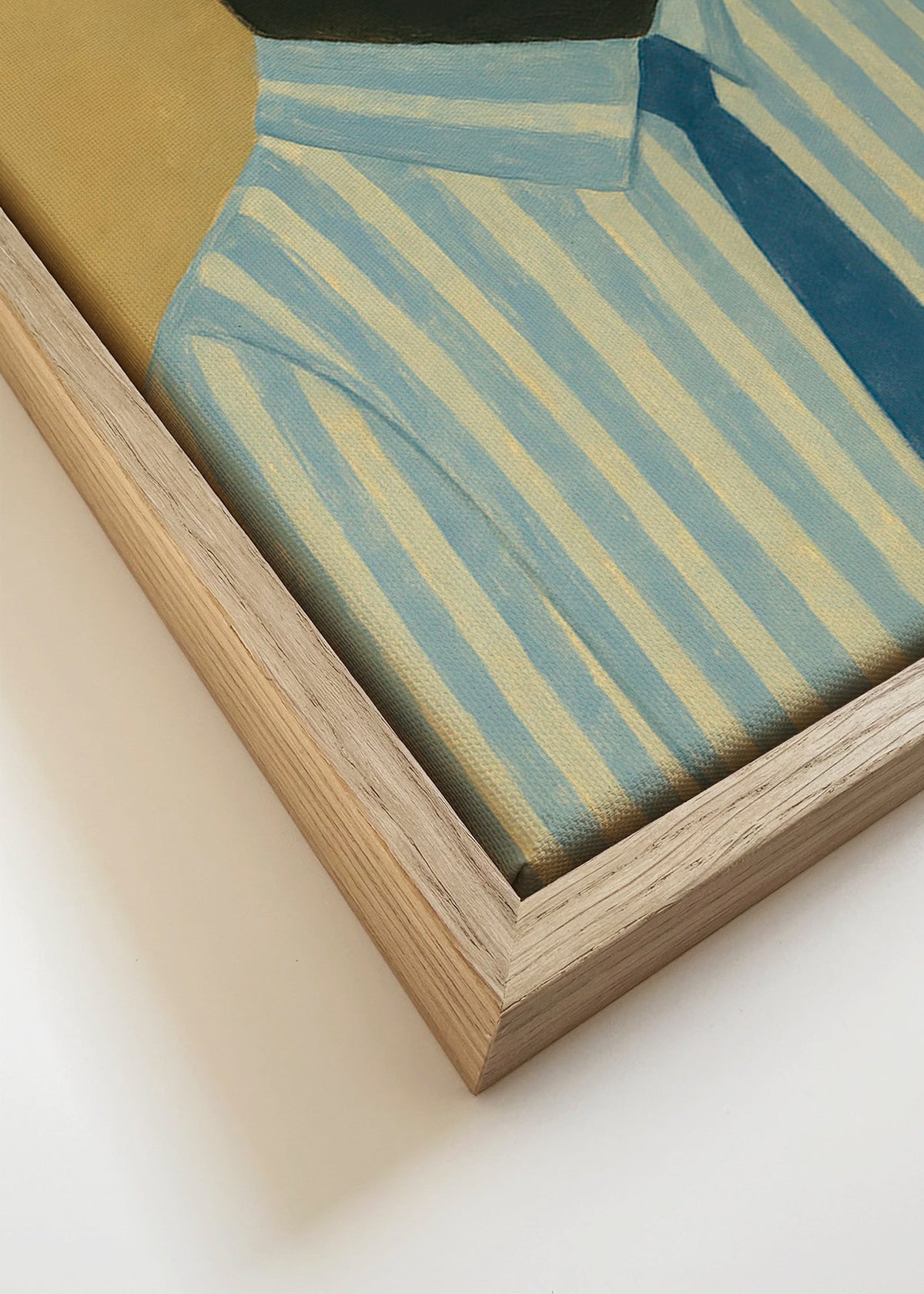 Quadro de macaco com camisa às riscas – Canvas detail