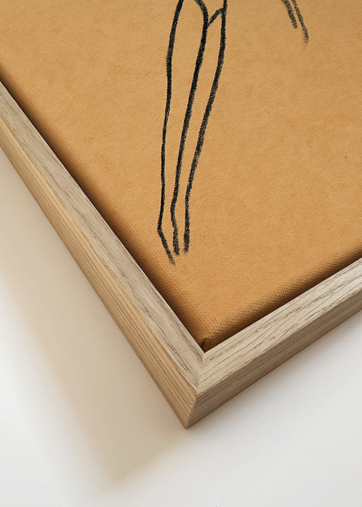 Ilustração de figura em suspensão – Canvas detail