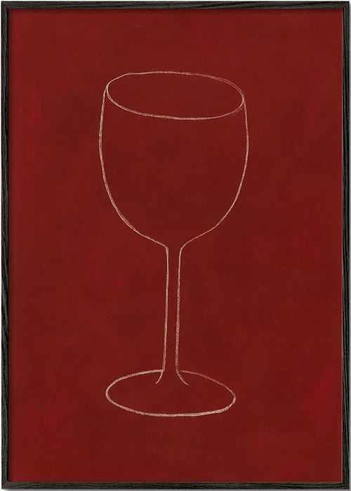 Arte para cozinha: silhueta de taça – Black Frame