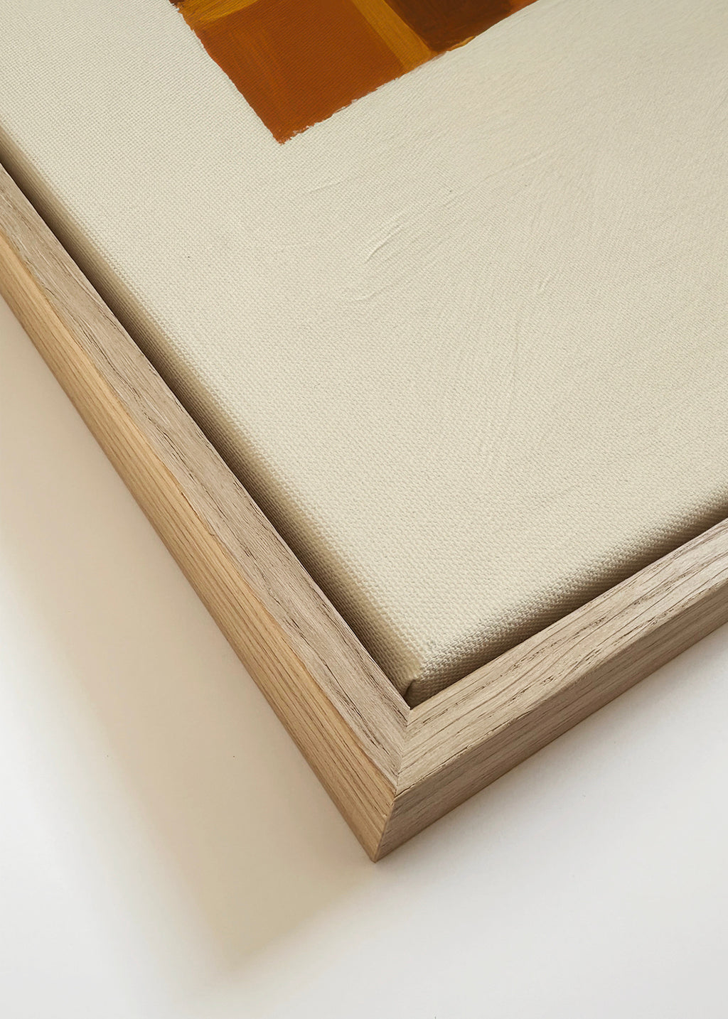 Amber Weave - Framed canvas detail