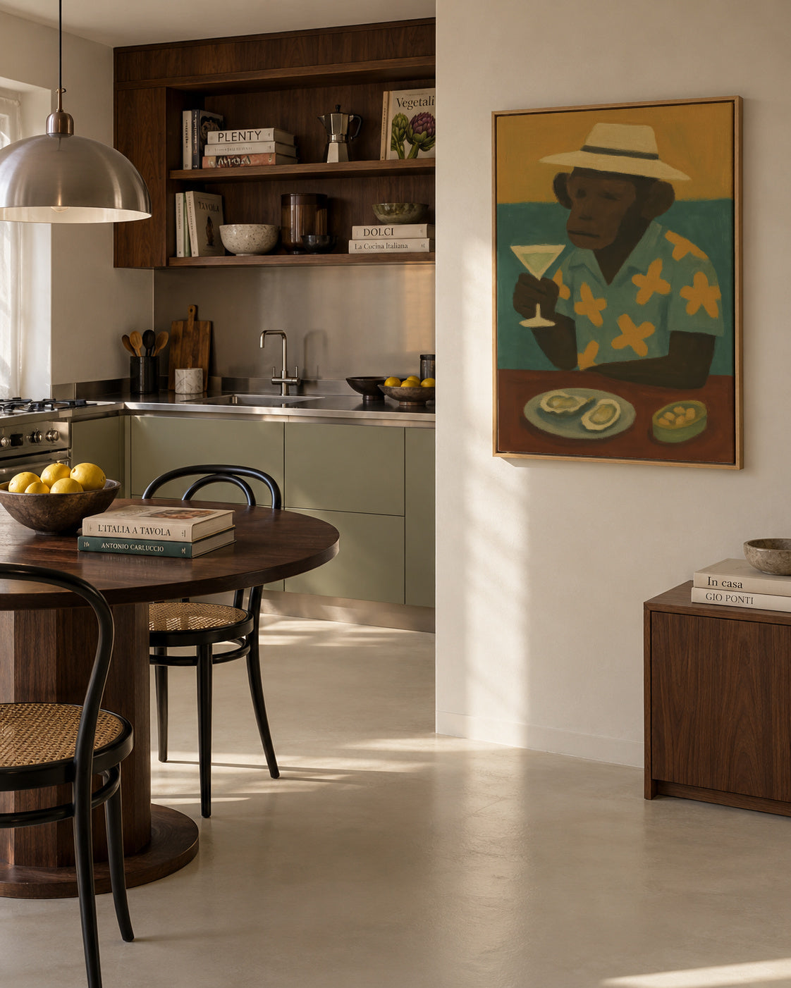 Vacation Mode - Framed canvas in an interior
