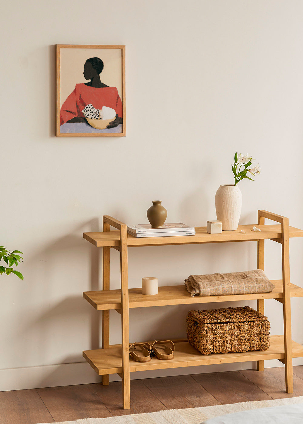 Arte para cozinha: mulher com tigela – Product2