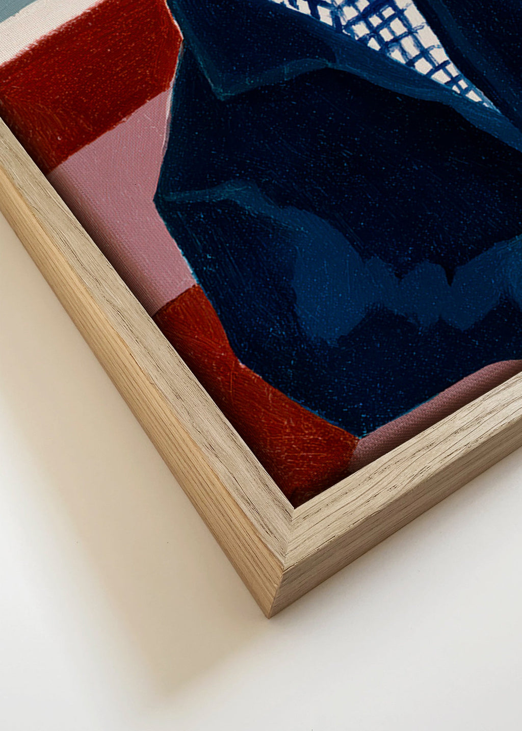 Galgo em casaco azul – Canvas detail