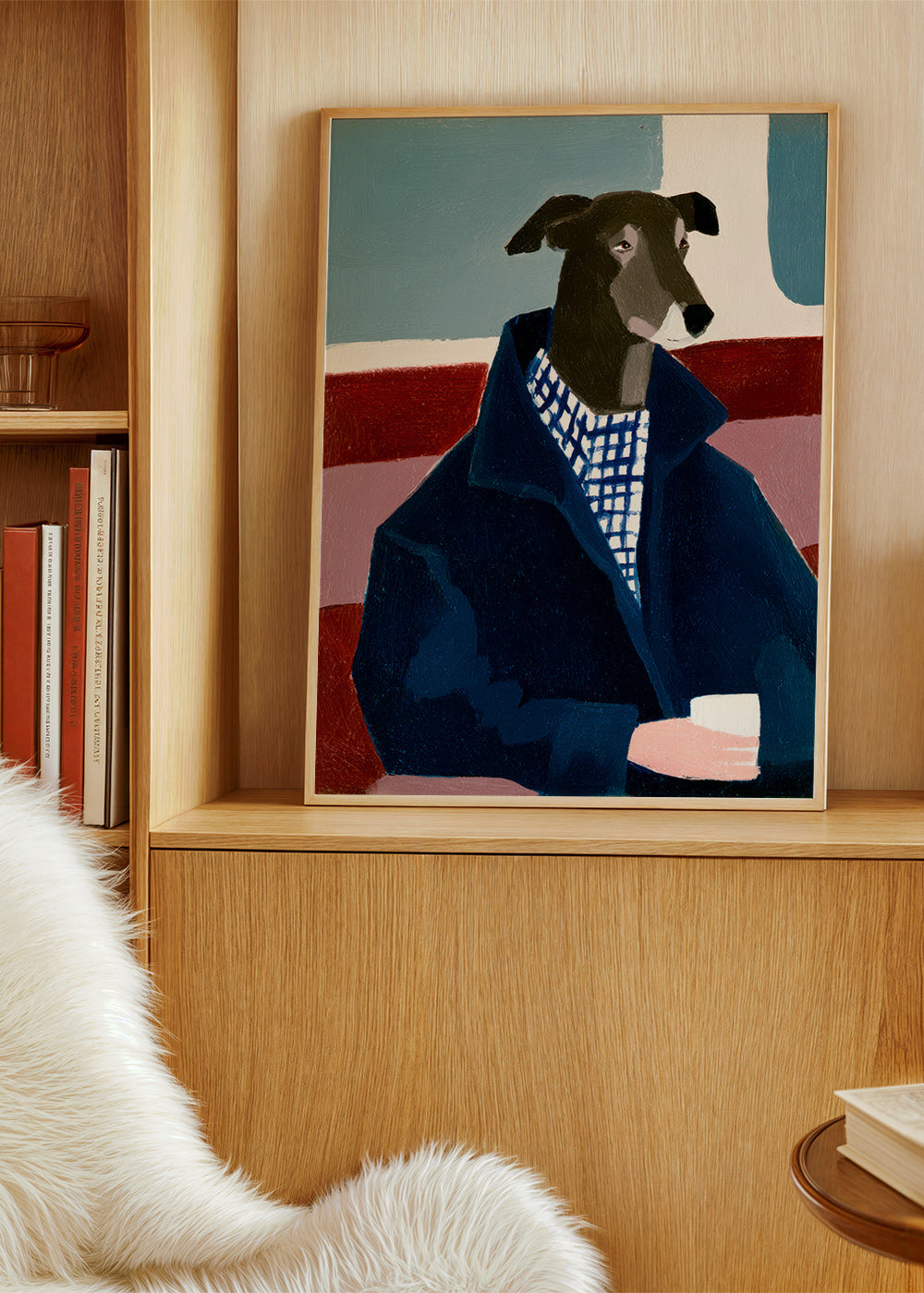 Galgo em casaco azul – Product1