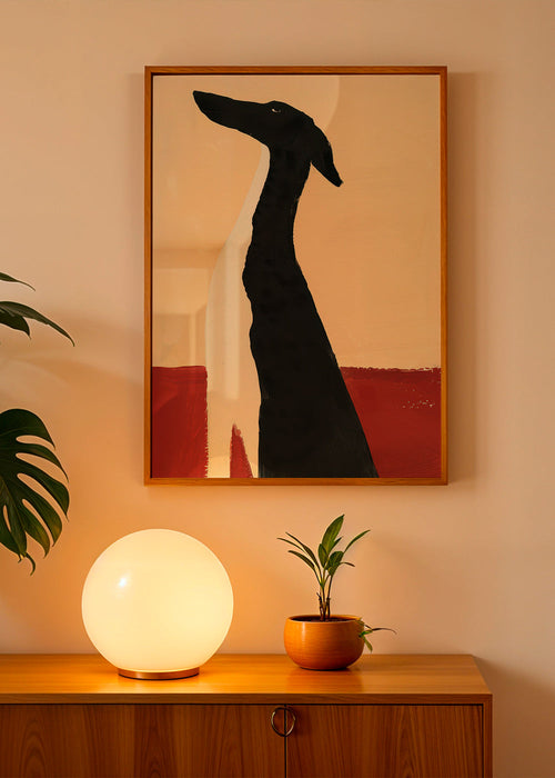 Quadro galgo elegante minimalista – Product1