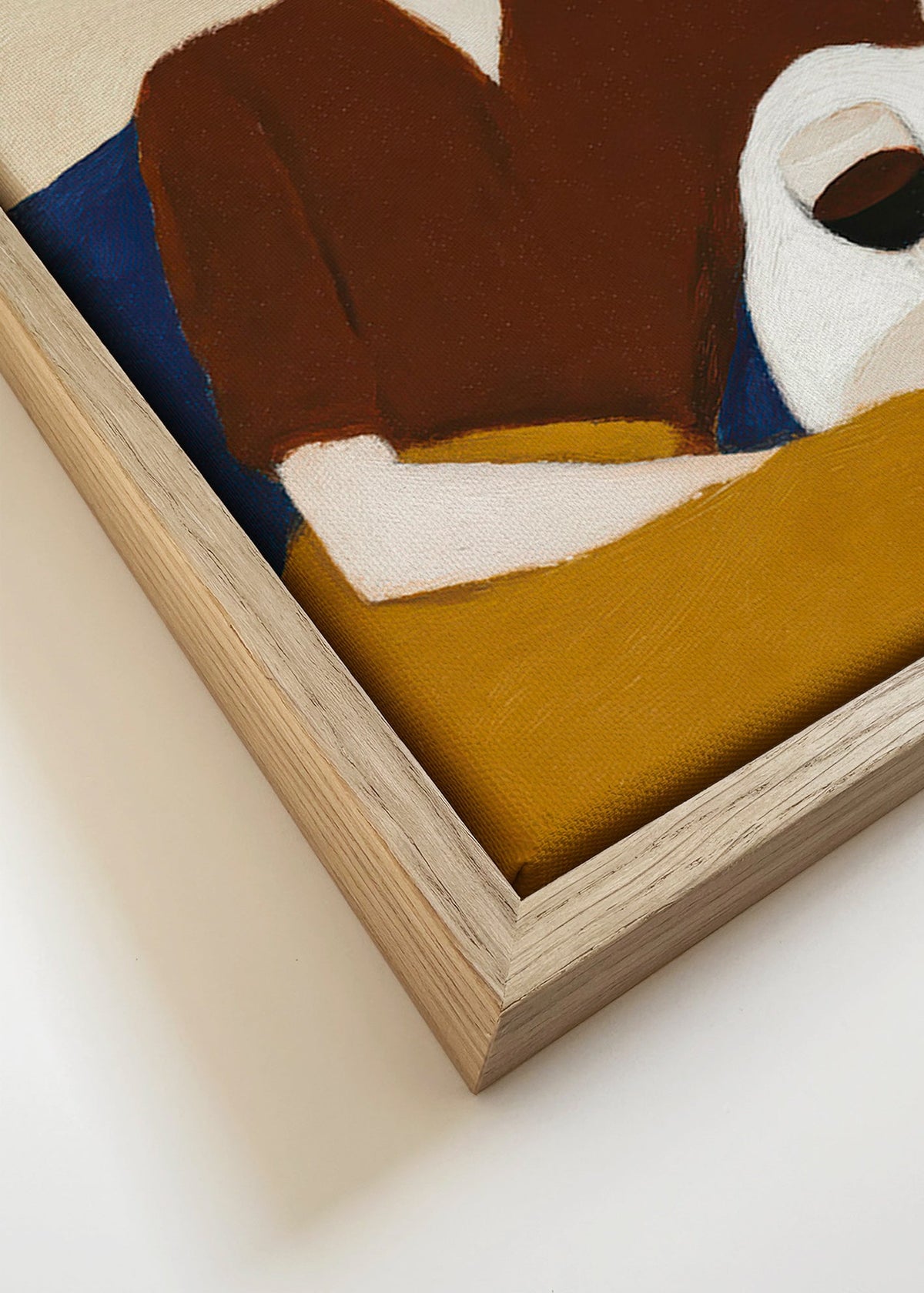 Arte para cozinha com figura e taça de vinho – Canvas detail
