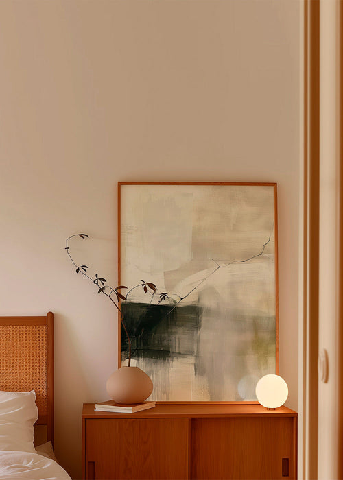 Quadro abstrato com horizonte suave – Product1