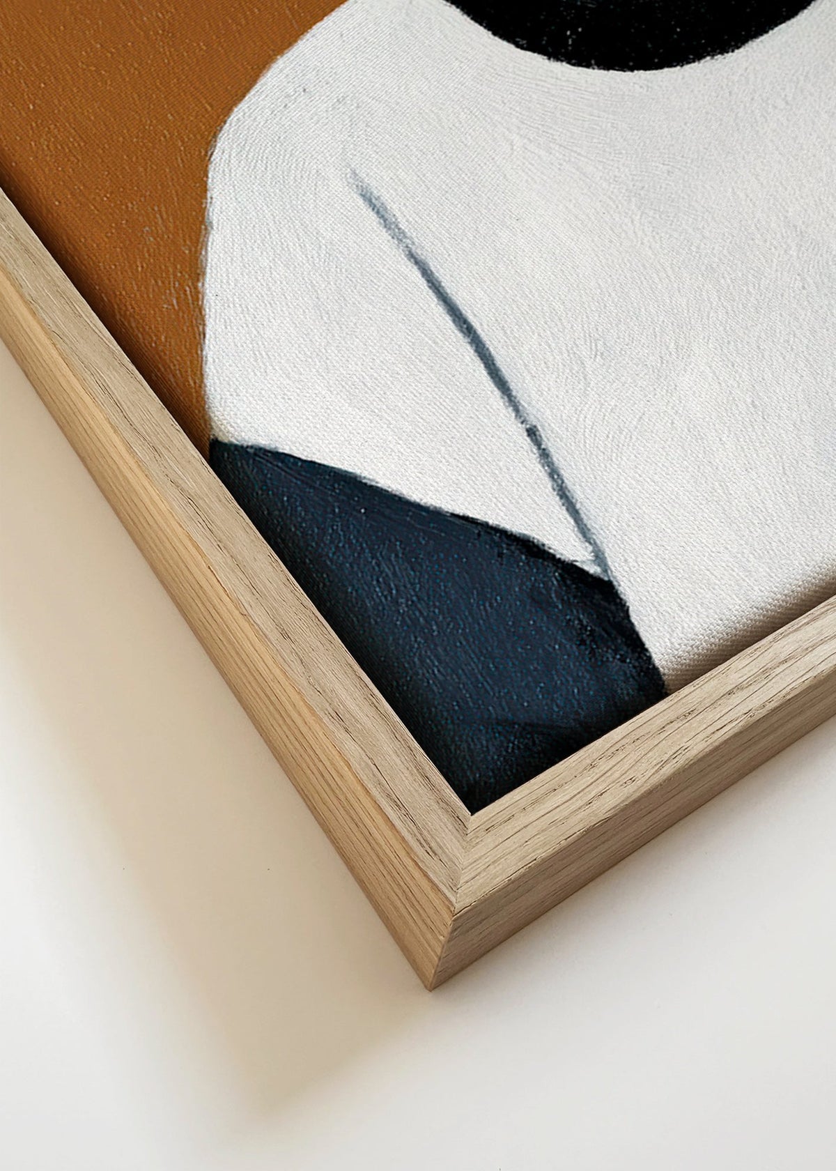 Ilustração retrato contemporânea com bolha – Canvas detail