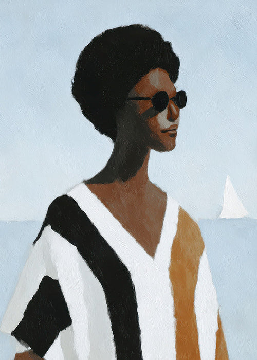 Ilustração de figura com veleiro