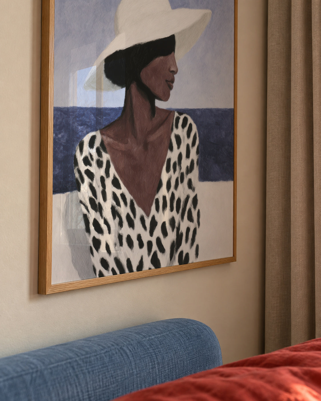 Polka Dot Breeze - Framed poster detail
