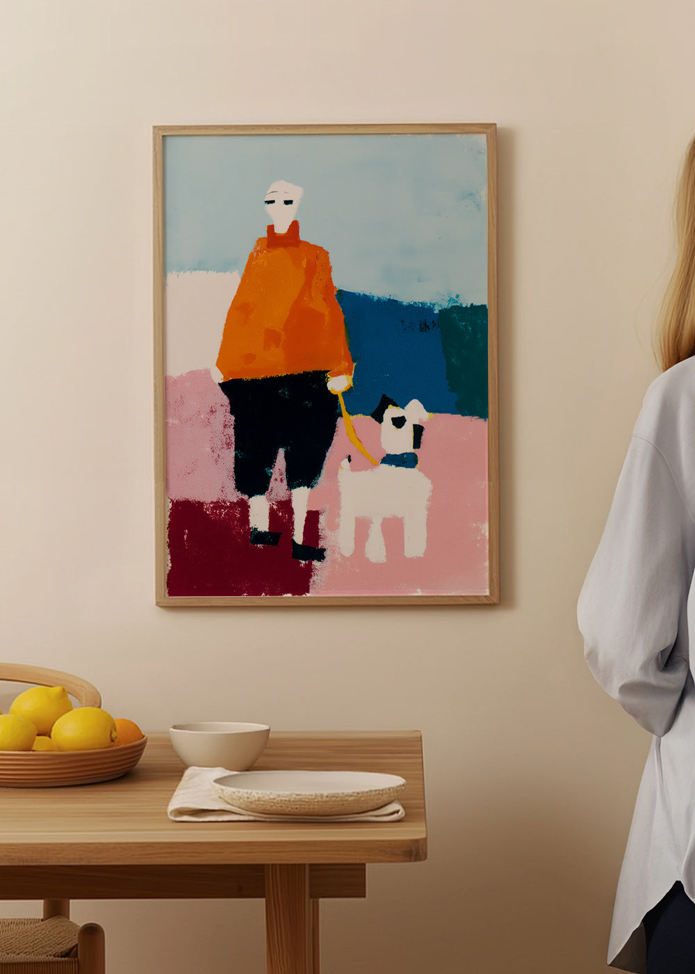 Ilustração passeio matutino com cão – Product2