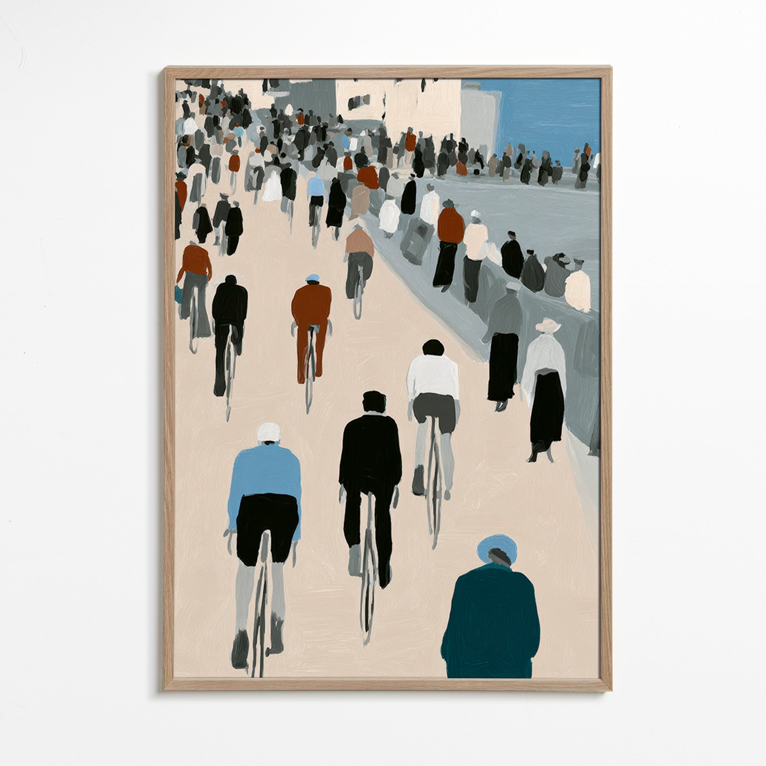 Arte desportiva Passeio de ciclistas – Oak Frame