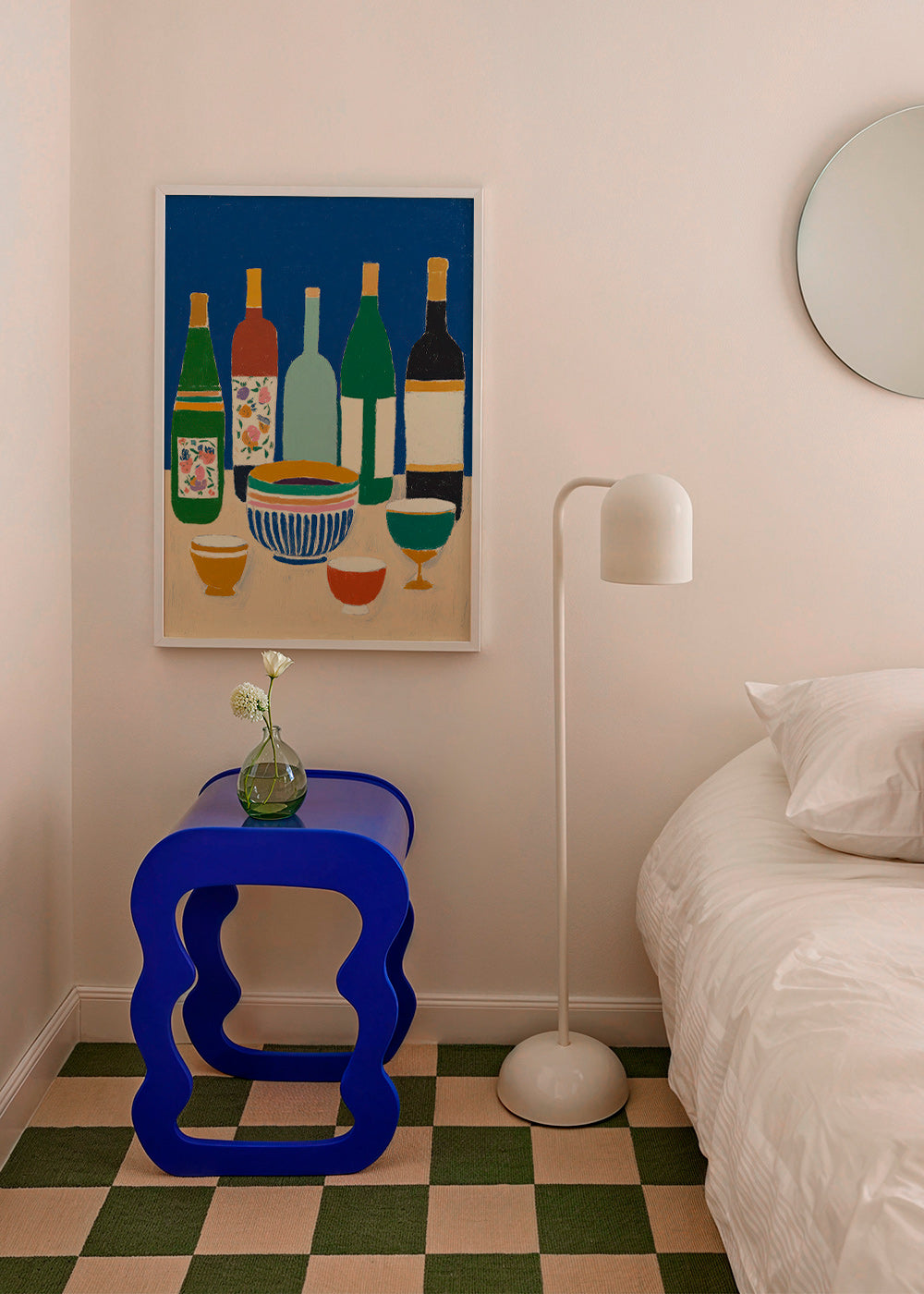 Arte para cozinha com garrafas e tigelas – Product1