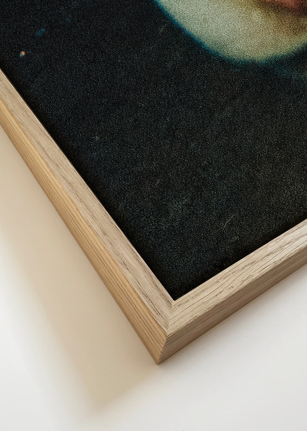 Curious Sheep - Framed canvas detail