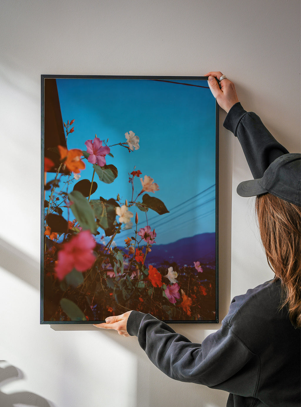 Bougainvillea Nights - Framed poster detail