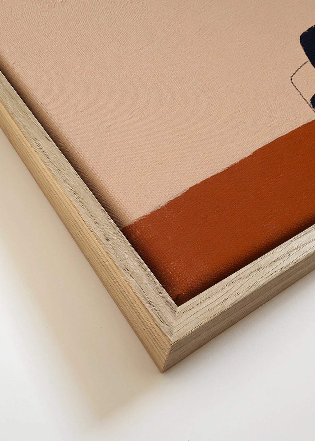 Quadro minimalista com cadeira e chão ocre