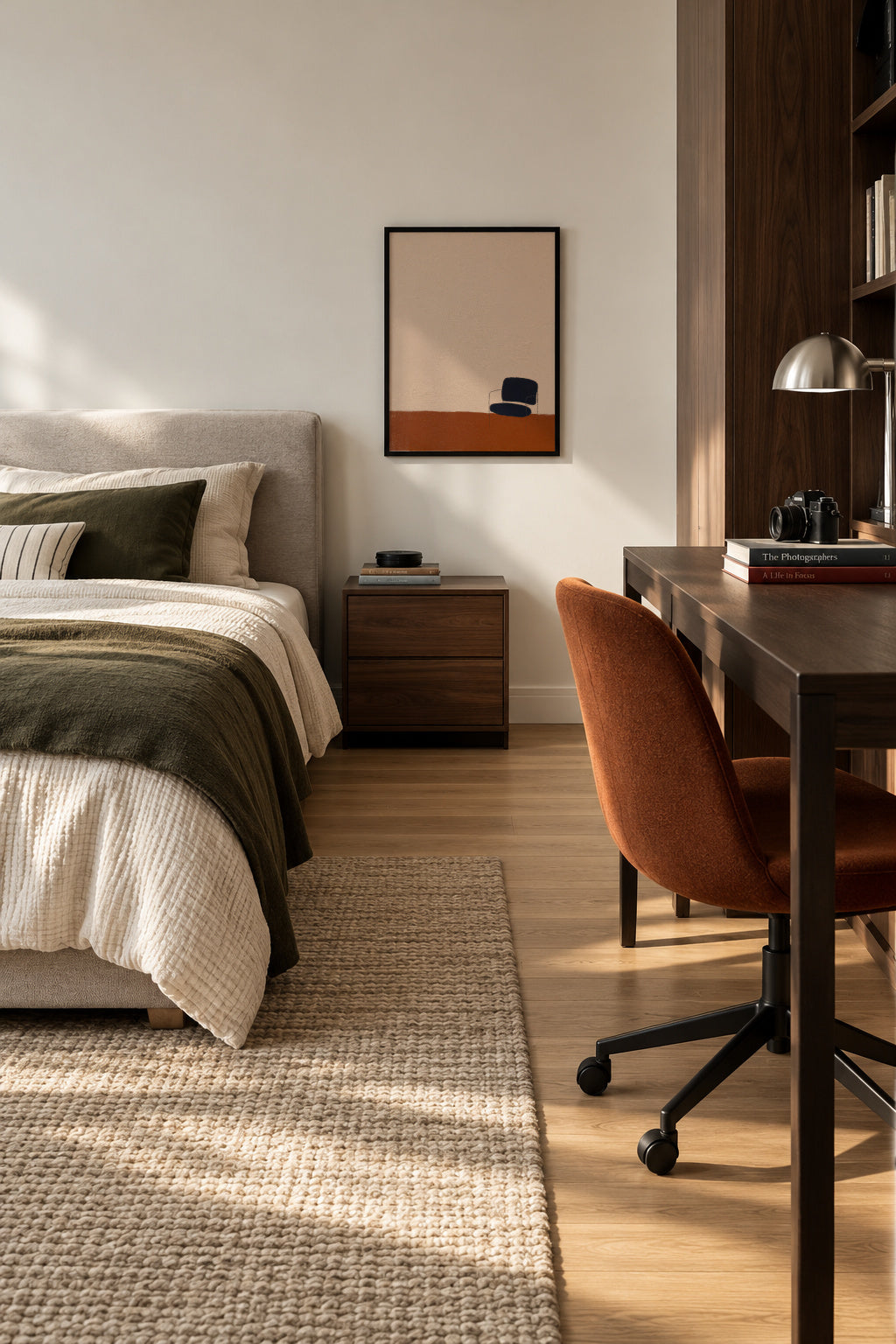 Earthy chair - Framed poster in an interior