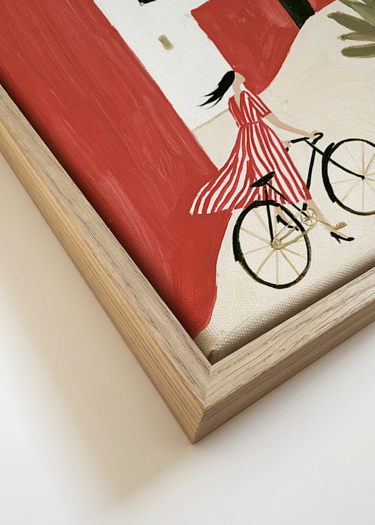 Ilustração bicicleta costeira