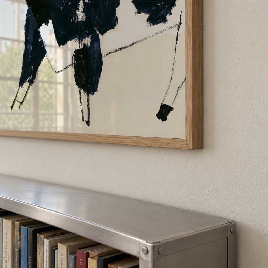 Country Cow - Framed poster detail