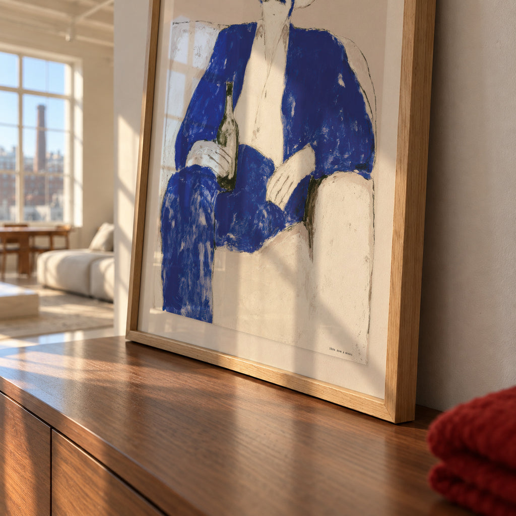 The Cowboy - Framed poster detail