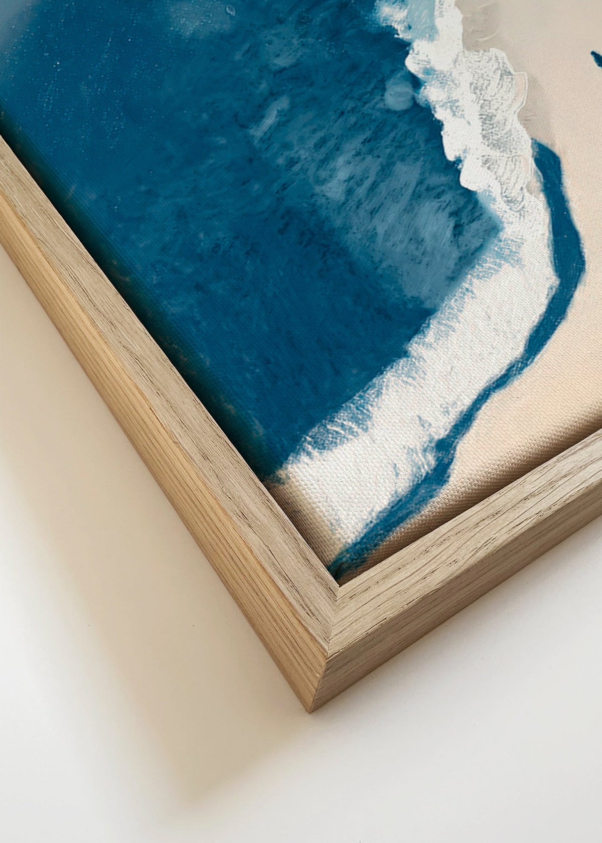 Arte para paisagem: ondas de inverno aéreas